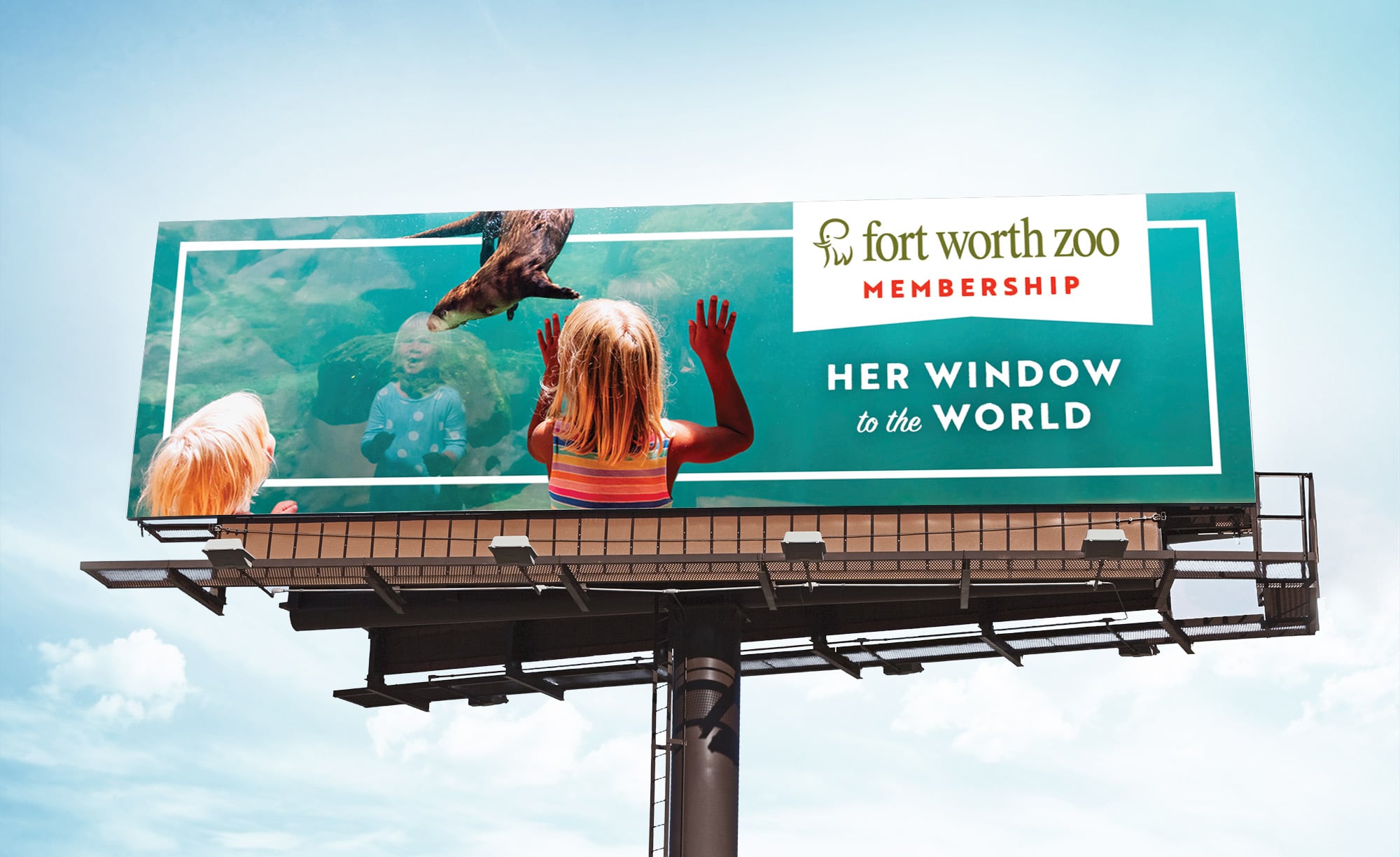 Fort Worth Zoo Membership Billboard