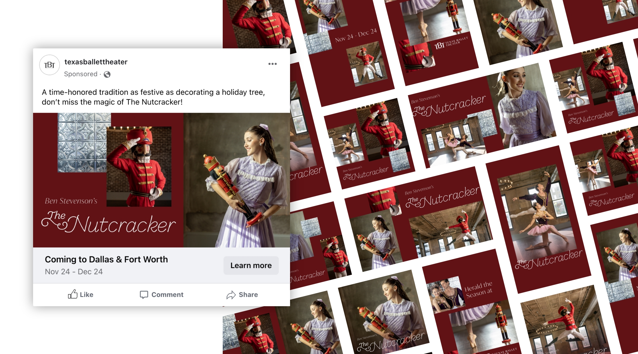 Texas Ballet Theater Social Media Assets