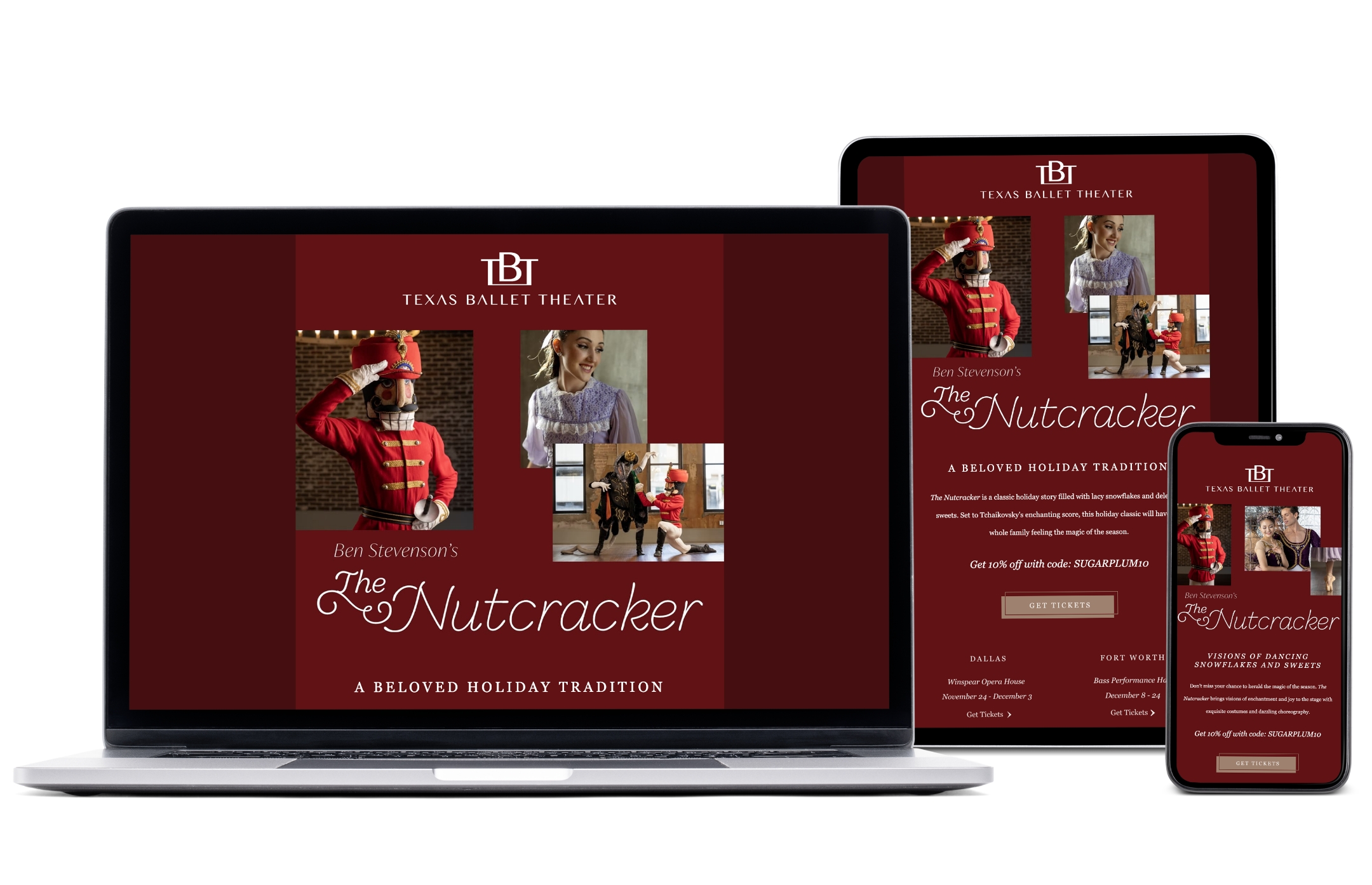 Texas Ballet Theater Nutcracker Website