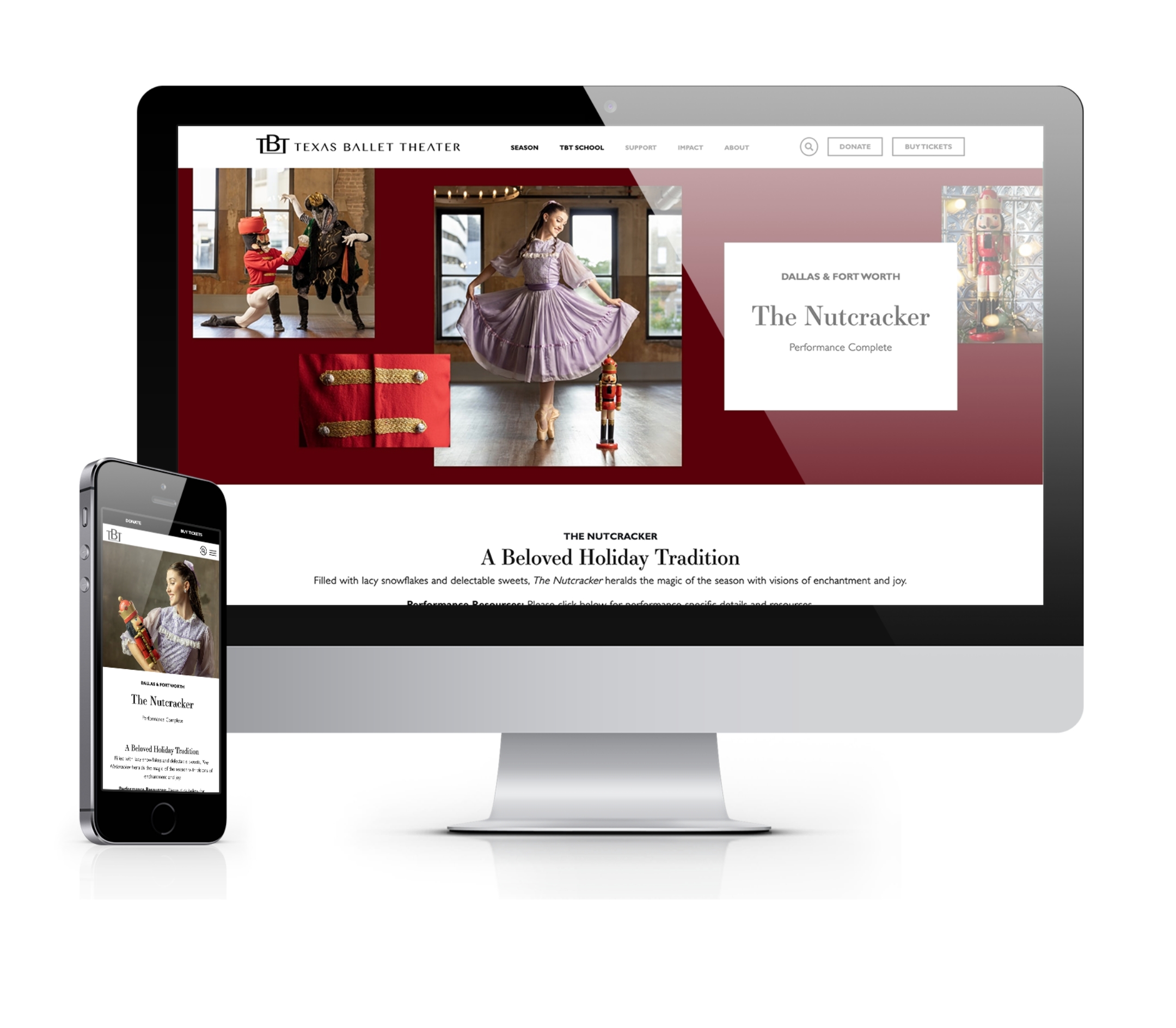 Texas Ballet Theater Nutcracker Website Full Size