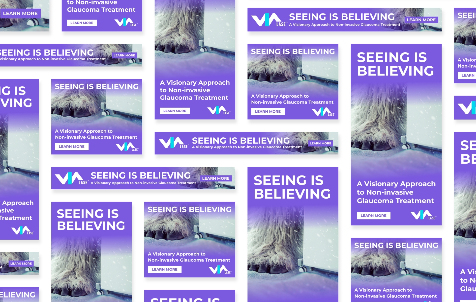 Vialase yeti display ads